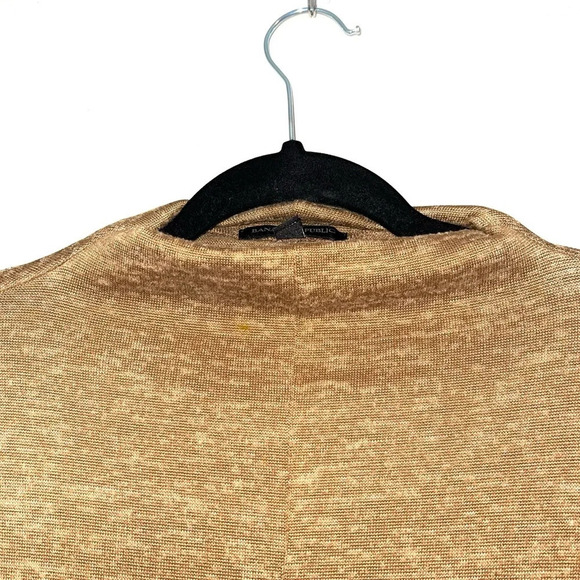 Banana Republic Factory Mustard Yellow Mock Neck Knit Sweater XXsmall Women’s - Picture 2 of 10